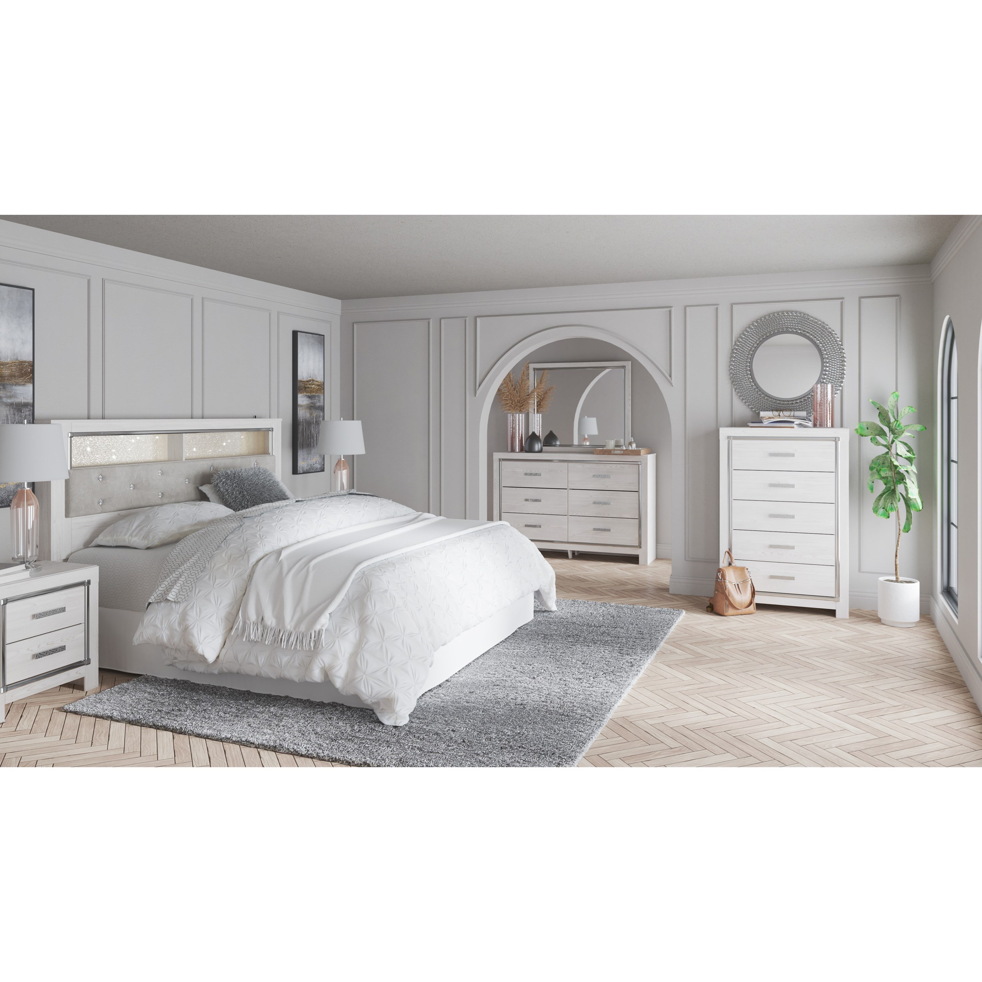 Signature Design by Ashley Furniture Altyra B2640 K Bedroom Group 4